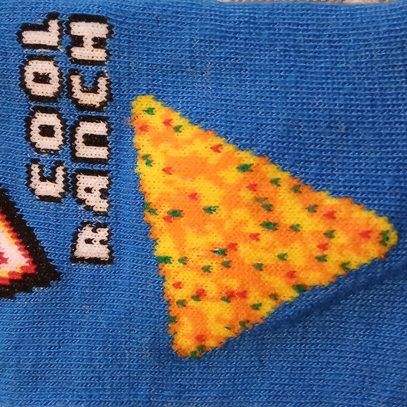 NWT Doritos Cool Ranch Men's Crew Socks 6-12 - Picture 3 of 4
